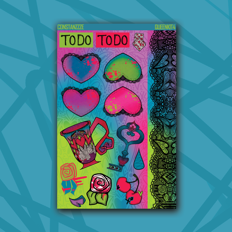 Queen of Hearts Journaling Kit