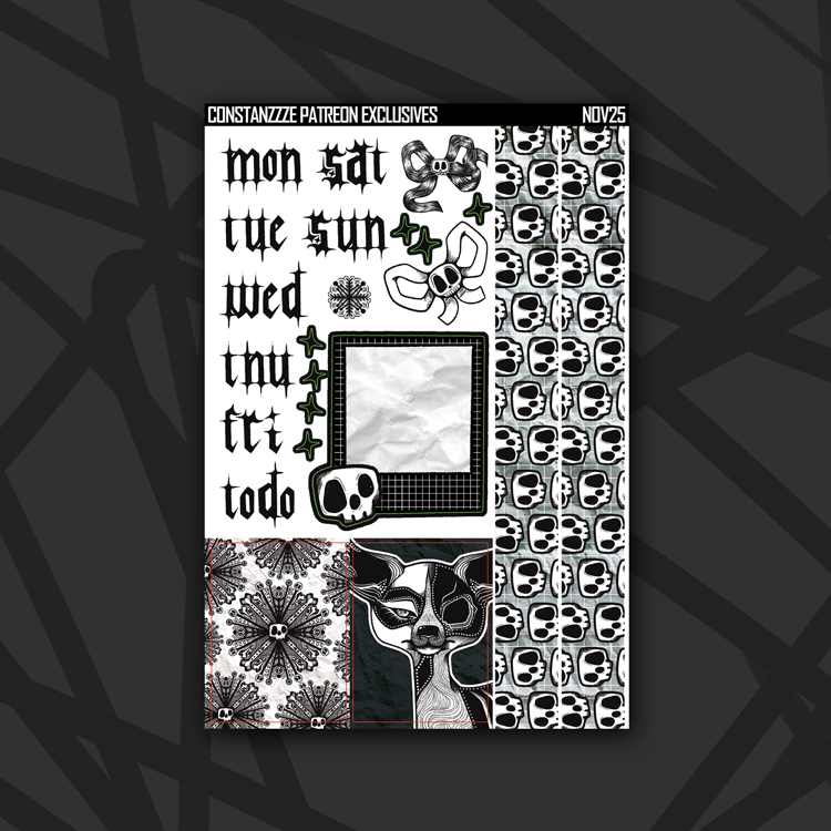 Skull Witch Winter Journaling Kit