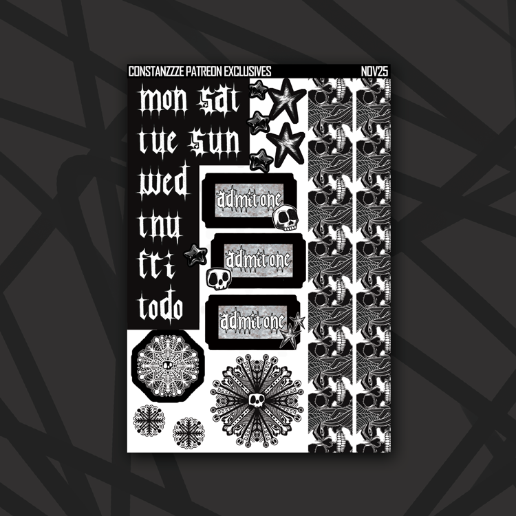 Skull Witch Winter Journaling Kit