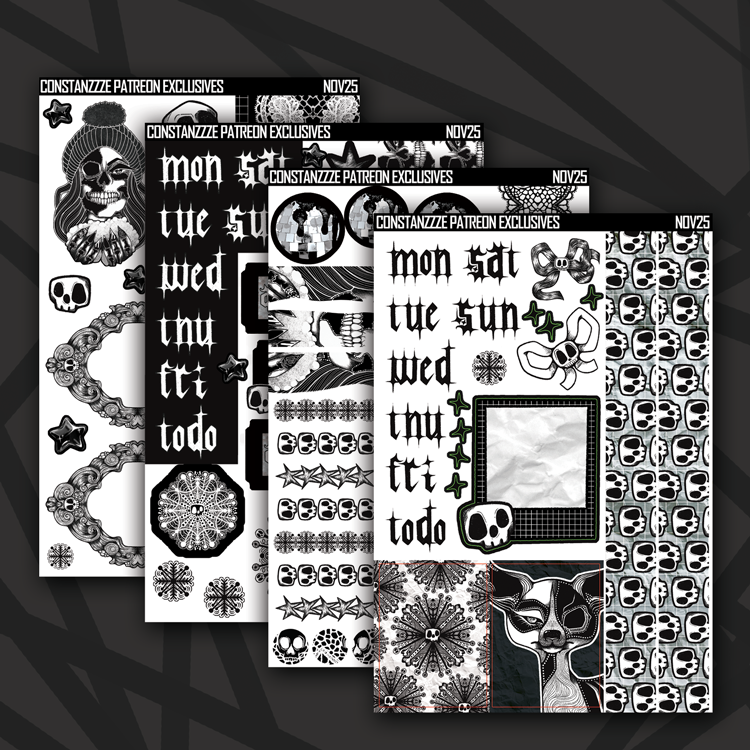 Skull Witch Winter Journaling Kit