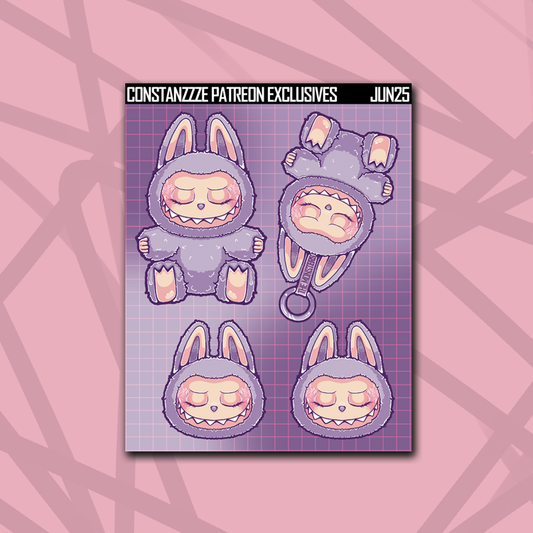 Purple BooBoo Deco Sheet