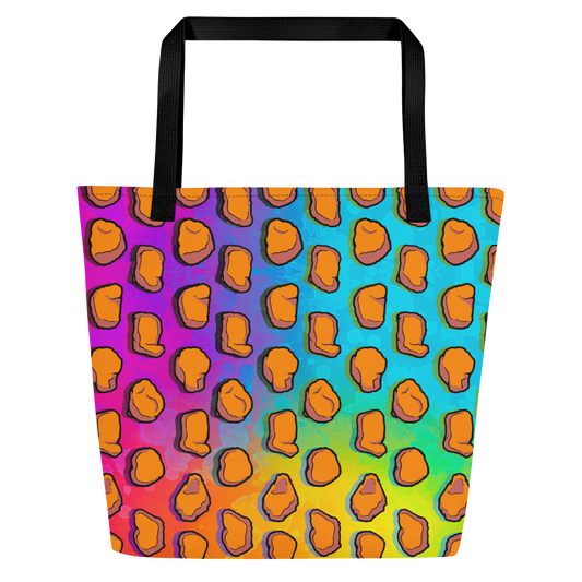 Chicken Nugget Large AF All-Over Print Tote Bag