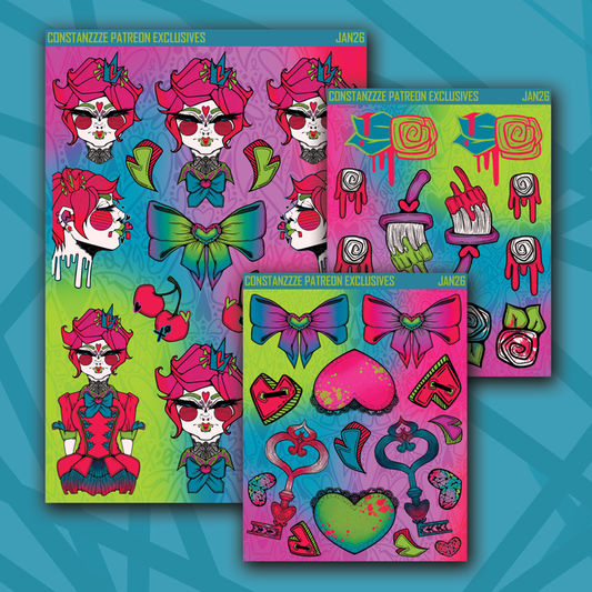 Queen of Hearts Base Deco Sheet Bundle