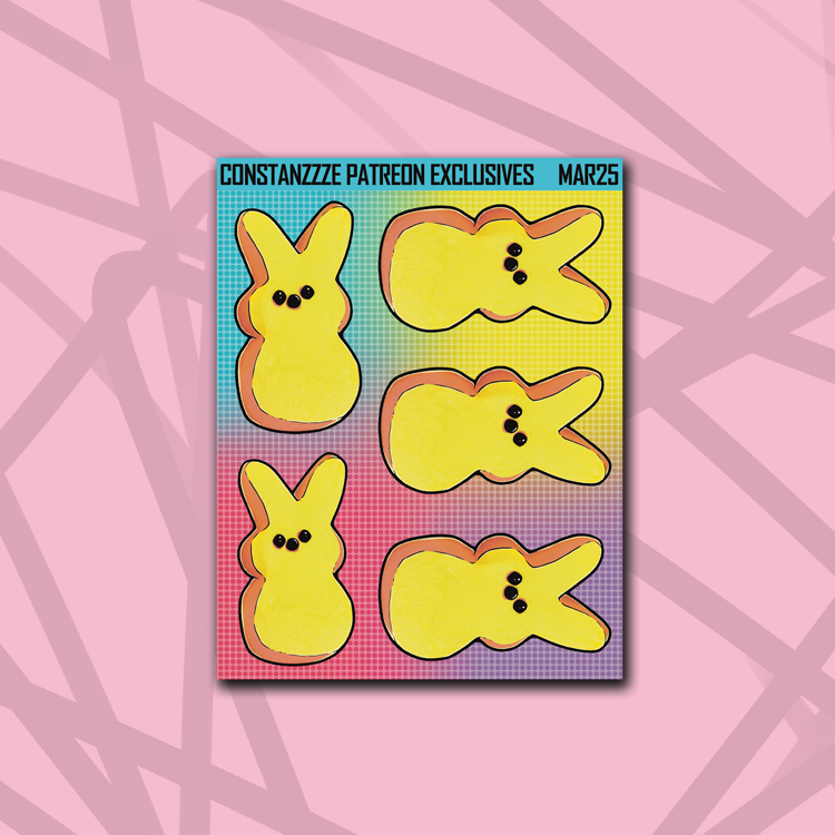 Yellow Bunny Deco Sheet