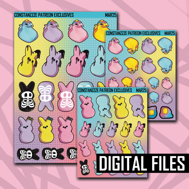 Digital My Peeps Base Sheet Bundle
