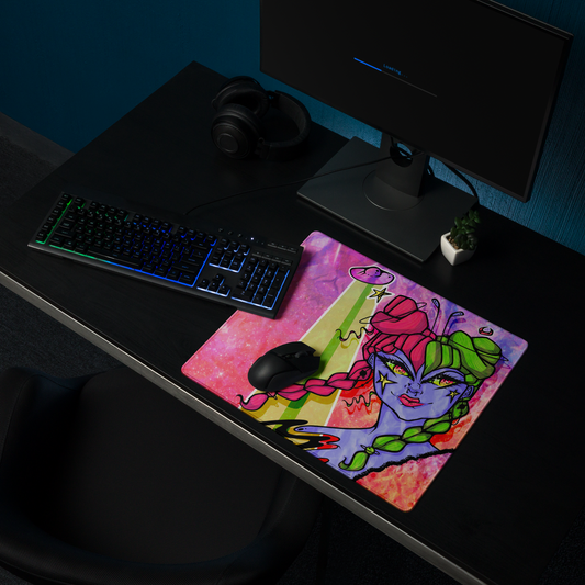 Space Girl Desk Mat