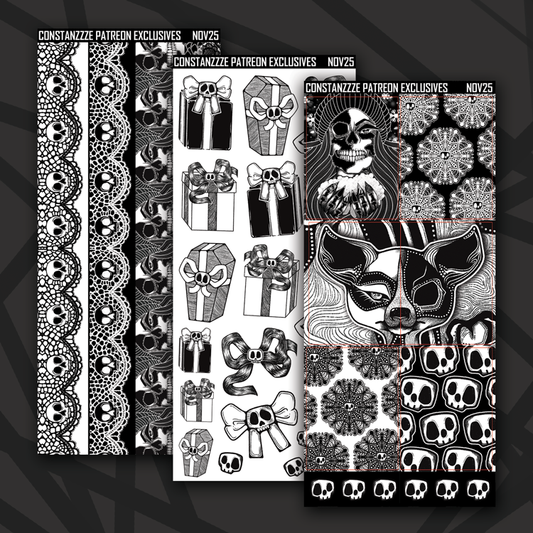 Skull Witch Winter Higher Deco Sheet Bundle